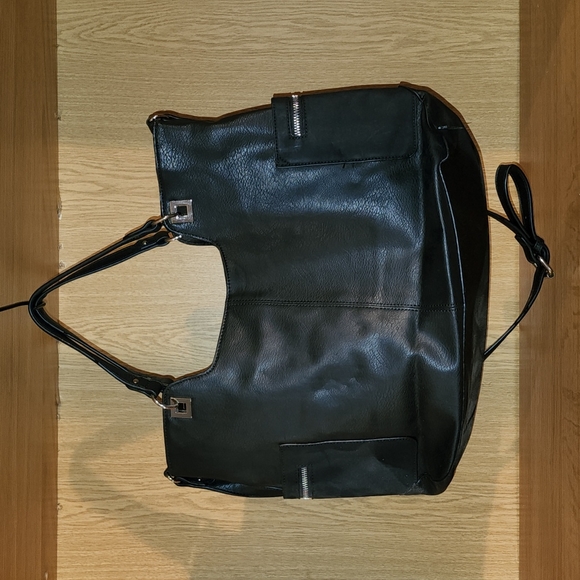 New Look Black Tote Bag with Long Strap - Picture 3 of 7
